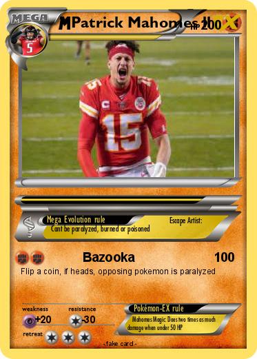 Pokemon Patrick Mahomes ll