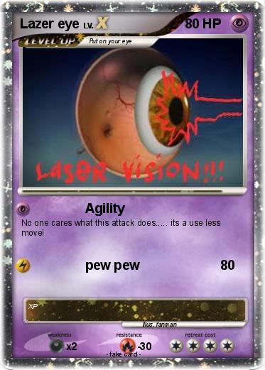 Pokemon Lazer eye