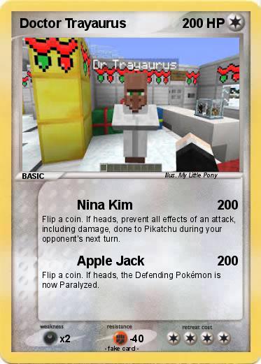 Pokemon Doctor Trayaurus
