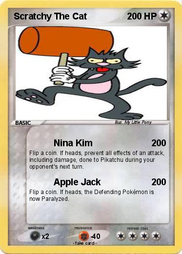 Pokemon Scratchy The Cat