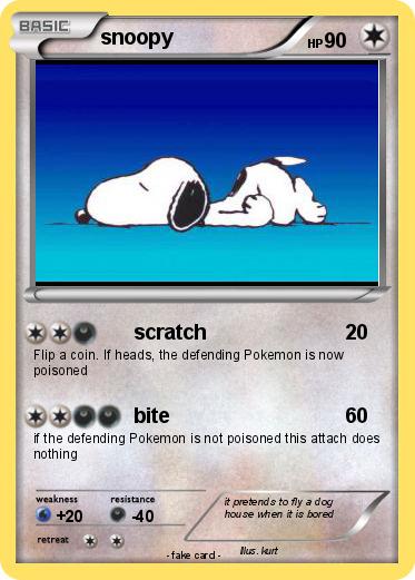 Pokemon snoopy