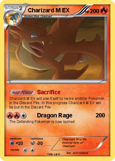 Pokemon Charizard M EX