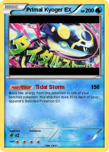 Pokemon Primal Kyoger EX