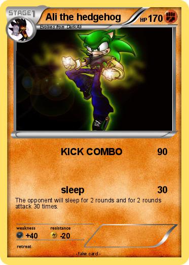 Pokemon Ali the hedgehog