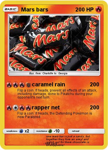 Pokemon Mars bars