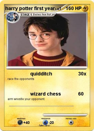 Pokemon harry potter first year