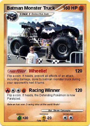 Pokemon Batman Monster Truck