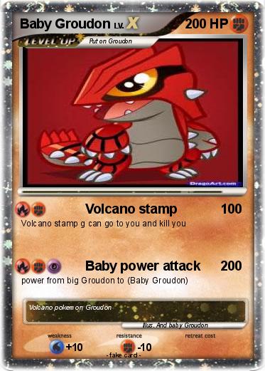 Pokemon Baby Groudon