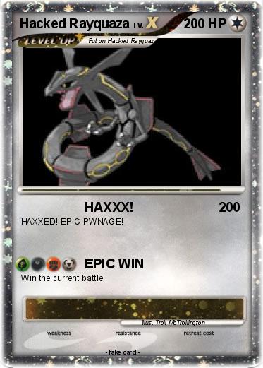 Pokemon Hacked Rayquaza