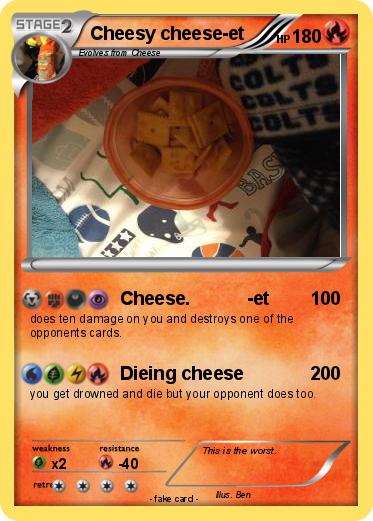 Pokemon Cheesy cheese-et