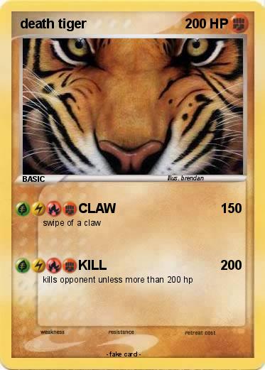 Pokemon death tiger