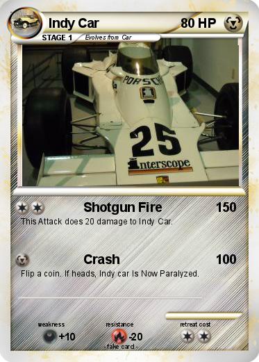 Pokemon Indy Car