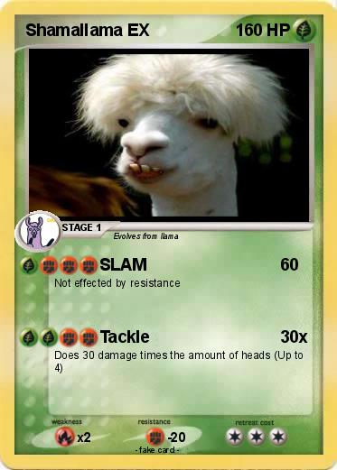 Pokemon Shamallama EX