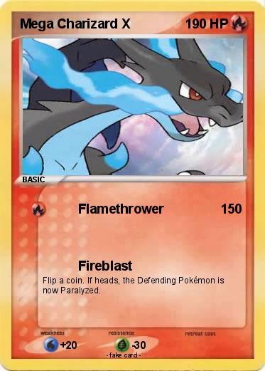 Pokemon Mega Charizard X