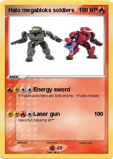 Pokemon Halo megabloks soldiers
