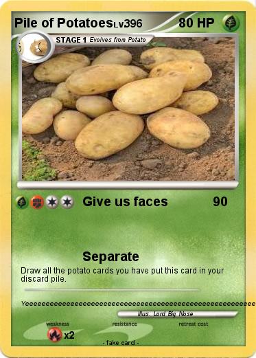 Pokemon Pile of Potatoes