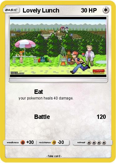 Pokemon Lovely Lunch
