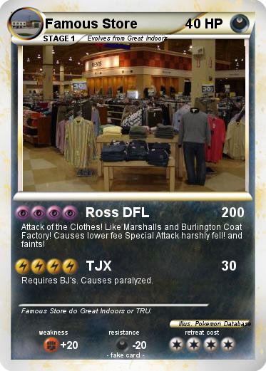 Pokemon Famous Store