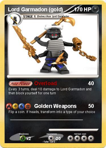Pokemon Lord Garmadon (gold)