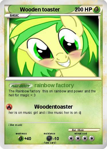 Pokemon Wooden toaster