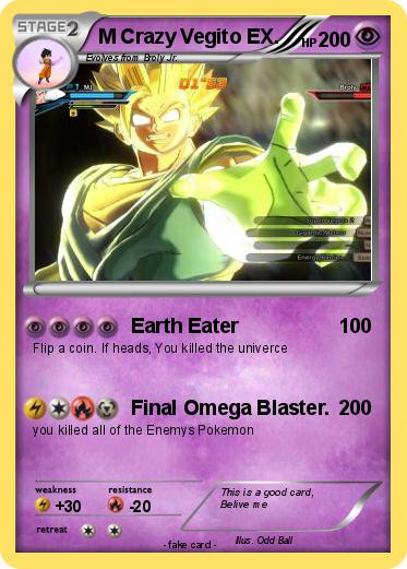 Pokemon M Crazy Vegito EX.