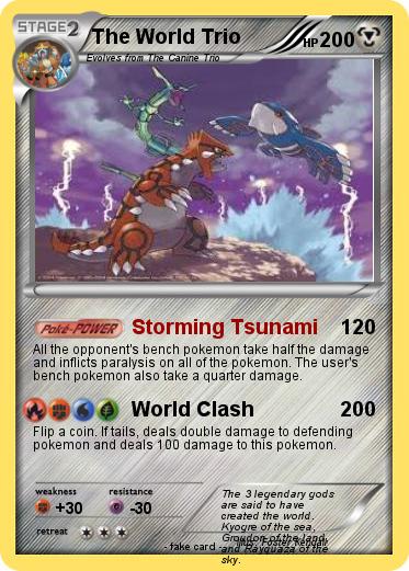 Pokemon The World Trio