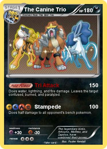 Pokemon The Canine Trio