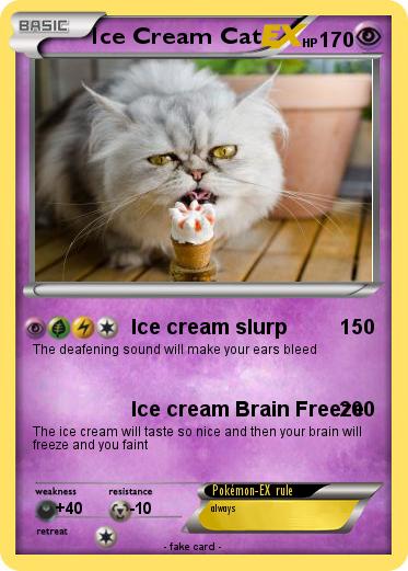 Pokemon Ice Cream Cat