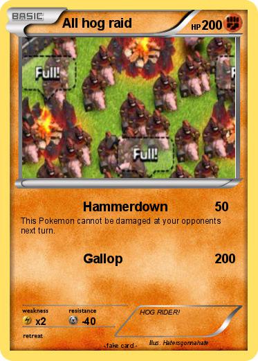 Pokemon All hog raid
