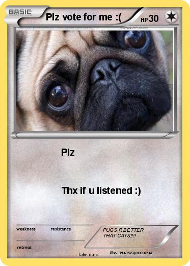 Pokemon Plz vote for me :(