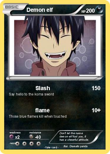 Pokemon Demon elf
