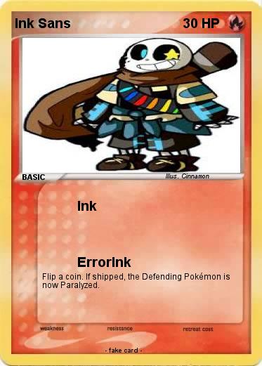 Pokemon Ink Sans
