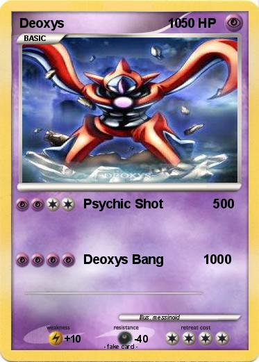 Pokemon Deoxys                             10