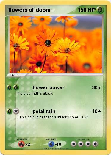 Pokemon flowers of doom