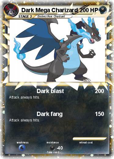 Pokemon Dark Mega Charizard