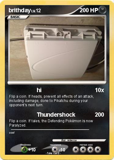 Pokemon brithday