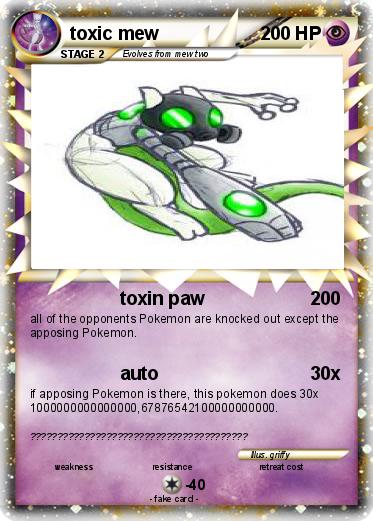 Pokemon toxic mew
