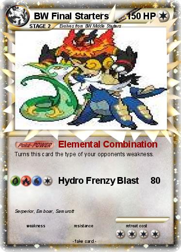 Pokemon BW Final Starters