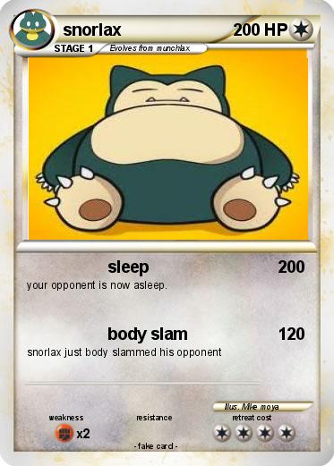 Pokemon snorlax