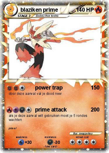 Pokemon blaziken prime
