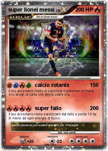 Pokemon super lionel messi