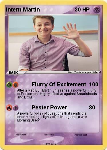 Pokemon Intern Martin