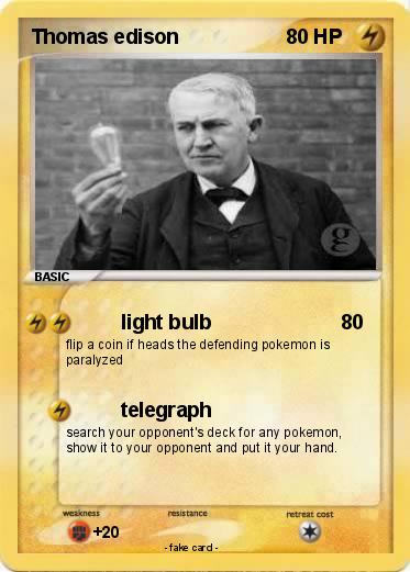 Pokemon Thomas edison