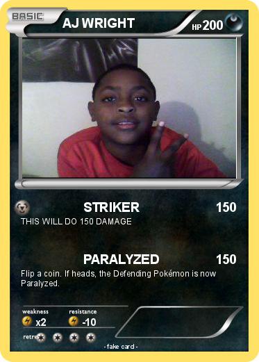 Pokemon AJ WRIGHT