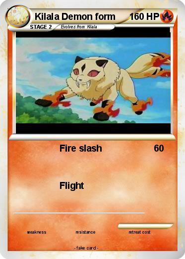 Pokemon Kilala Demon form