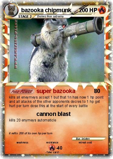 Pokemon bazooka chipmunk