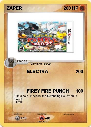 Pokemon ZAPER