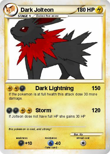 Pokemon Dark Jolteon