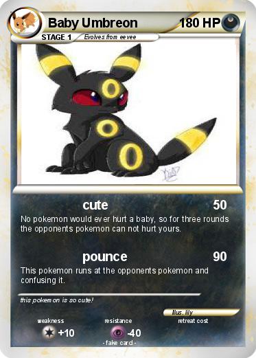 Pokemon Baby Umbreon