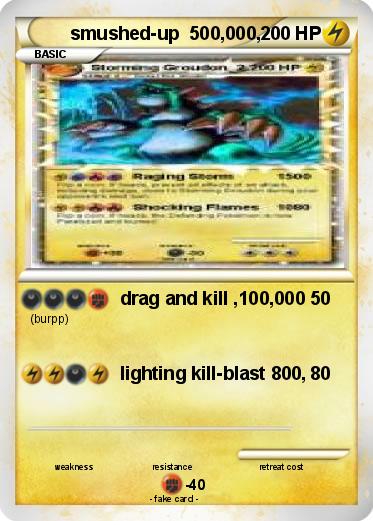 Pokemon smushed-up  500,000,